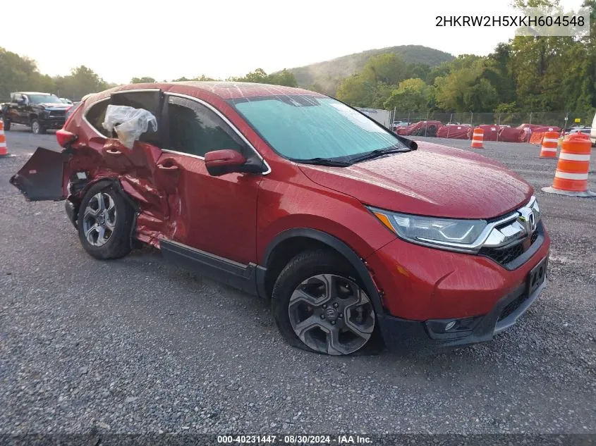 2HKRW2H5XKH604548 2019 Honda Cr-V Ex