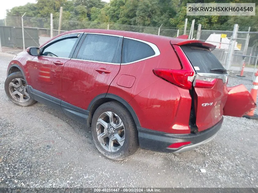 2HKRW2H5XKH604548 2019 Honda Cr-V Ex