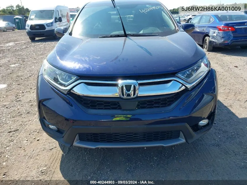 5J6RW2H86KA001009 2019 Honda Cr-V Ex-L