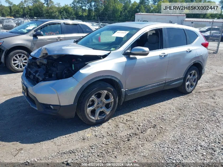 JHLRW2H85KX002447 2019 Honda Cr-V Ex-L