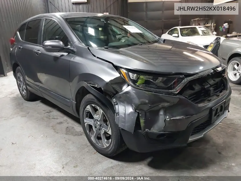 JHLRW2H52KX018496 2019 Honda Cr-V Ex