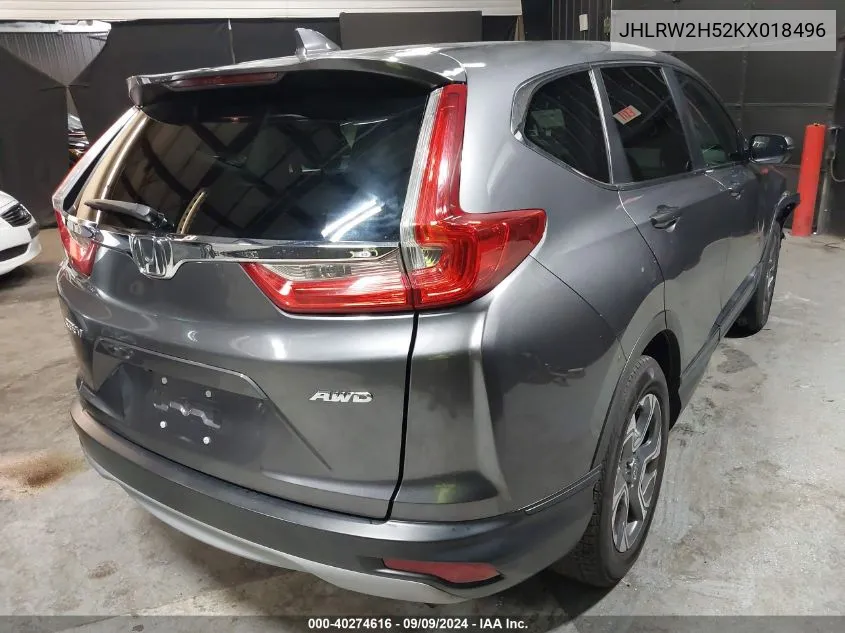 JHLRW2H52KX018496 2019 Honda Cr-V Ex