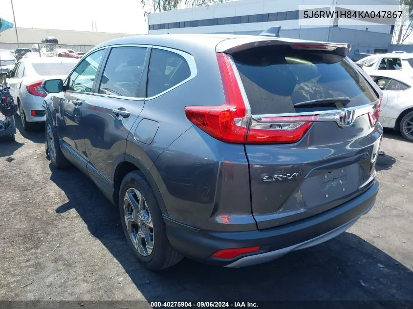 2019 Honda Cr-V Ex-L VIN: 5J6RW1H84KA047867 Lot: 40275904