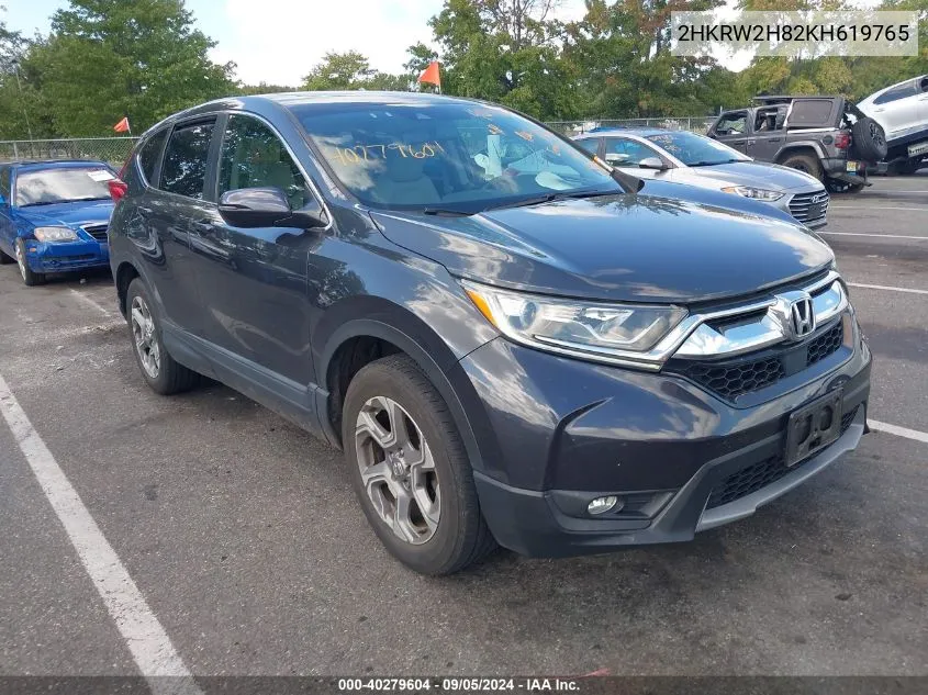 2HKRW2H82KH619765 2019 Honda Cr-V Ex-L