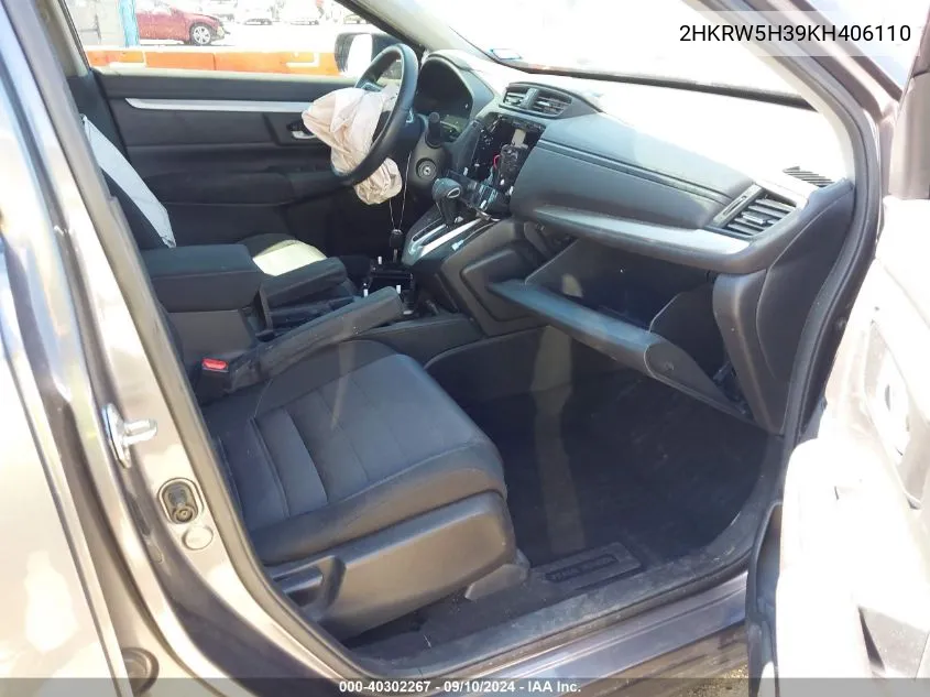 2HKRW5H39KH406110 2019 Honda Cr-V Lx