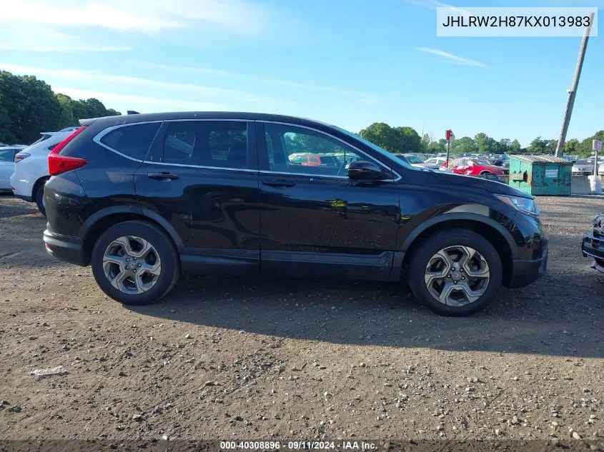 JHLRW2H87KX013983 2019 Honda Cr-V Ex-L