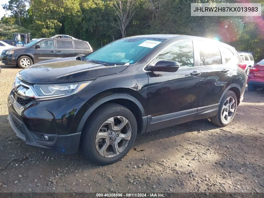 JHLRW2H87KX013983 2019 Honda Cr-V Exl