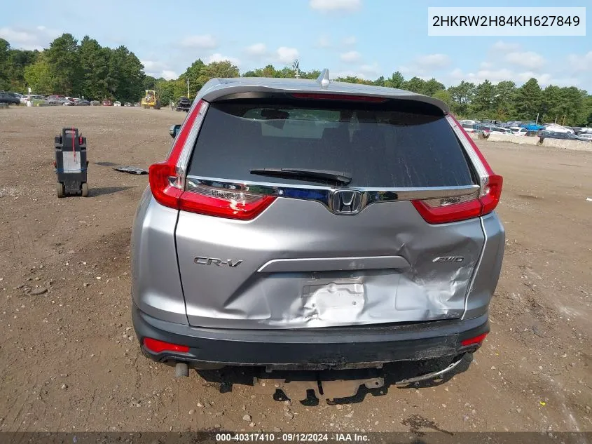 2HKRW2H84KH627849 2019 Honda Cr-V Ex-L