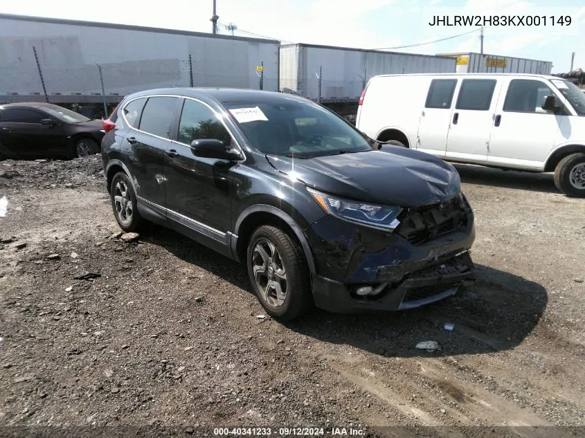 JHLRW2H83KX001149 2019 Honda Cr-V Ex-L