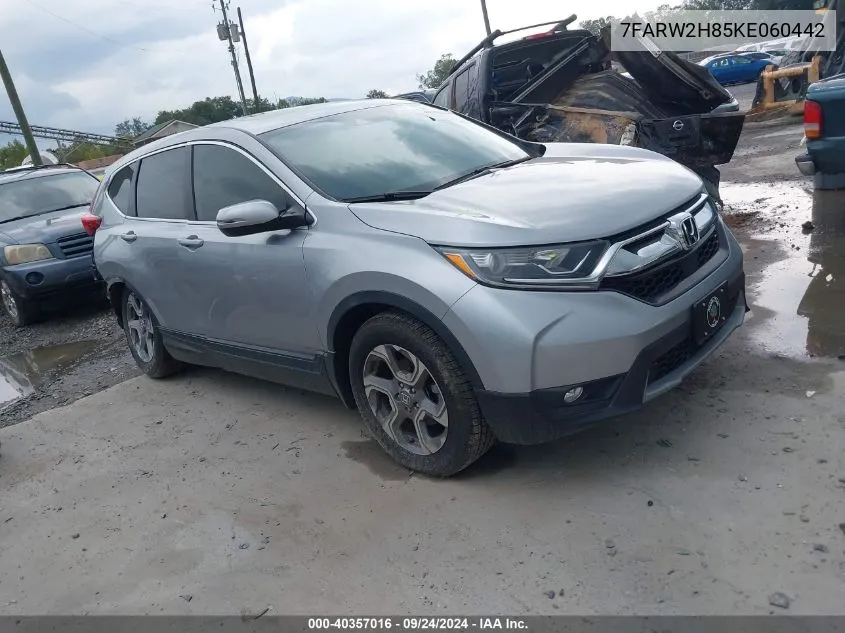 7FARW2H85KE060442 2019 Honda Cr-V Ex-L