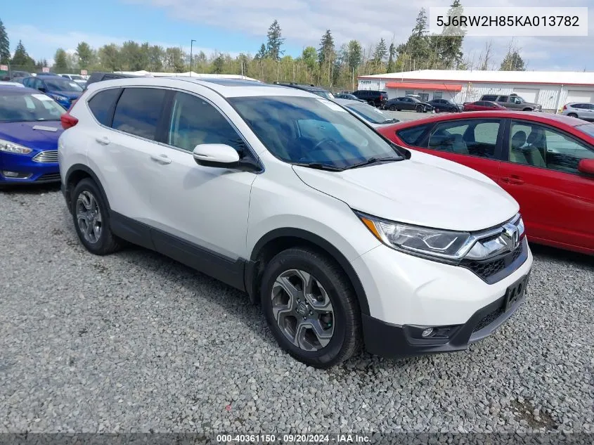 2019 Honda Cr-V Ex-L VIN: 5J6RW2H85KA013782 Lot: 40361150