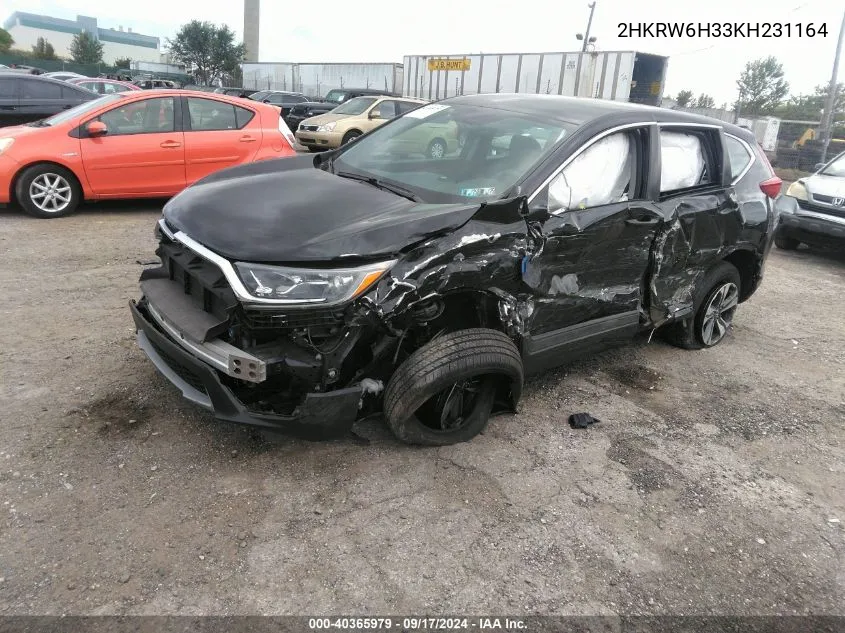 2HKRW6H33KH231164 2019 Honda Cr-V Lx