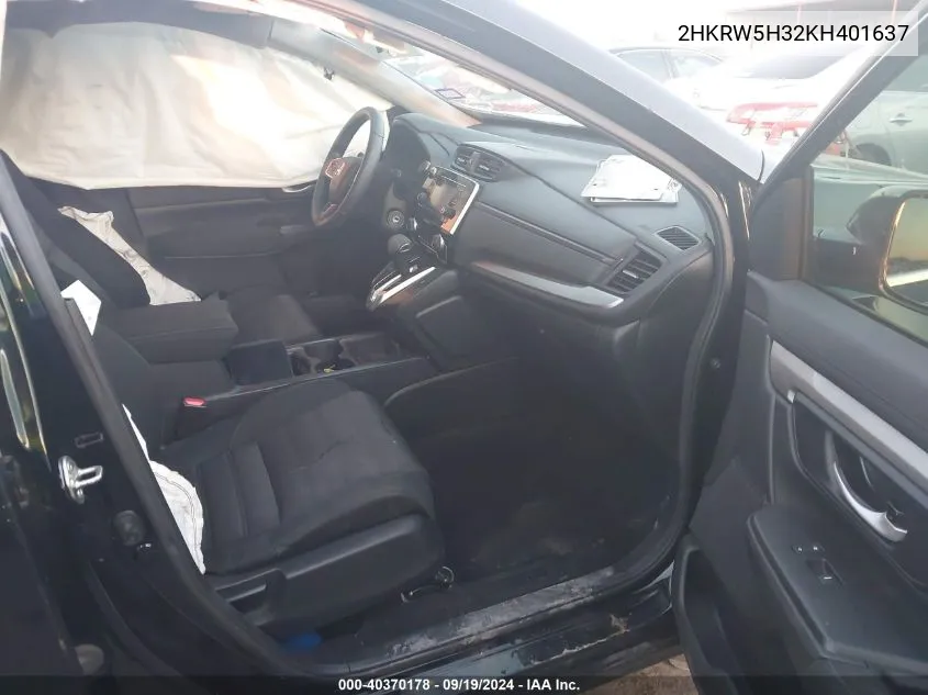 2HKRW5H32KH401637 2019 Honda Cr-V Lx