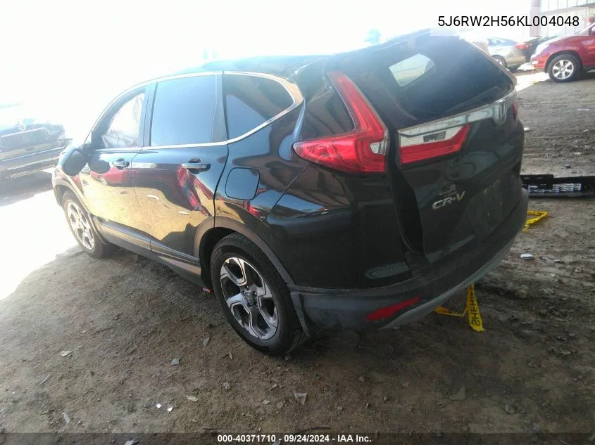 5J6RW2H56KL004048 2019 Honda Cr-V Ex