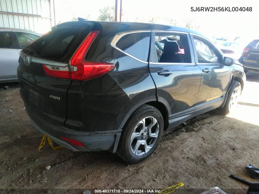 5J6RW2H56KL004048 2019 Honda Cr-V Ex