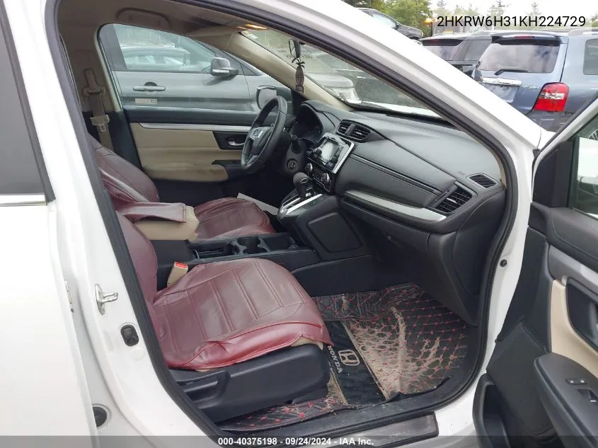 2HKRW6H31KH224729 2019 Honda Cr-V Lx