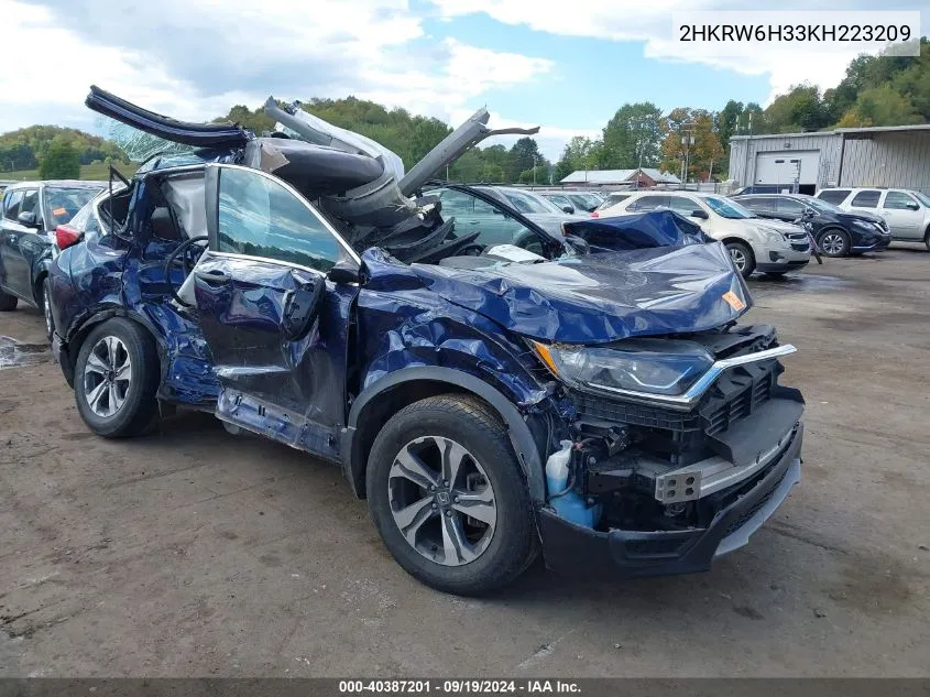 2HKRW6H33KH223209 2019 Honda Cr-V Lx