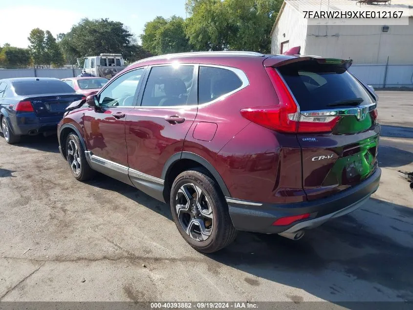 7FARW2H9XKE012167 2019 Honda Cr-V Touring