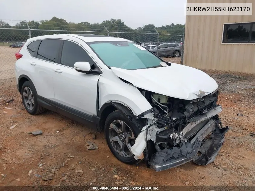 2HKRW2H55KH623170 2019 Honda Cr-V Ex