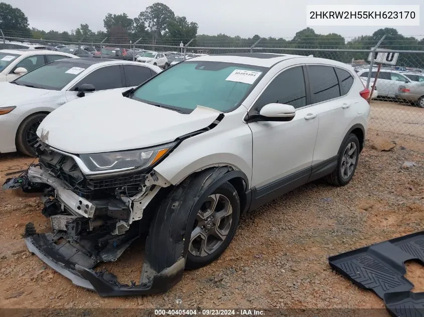 2HKRW2H55KH623170 2019 Honda Cr-V Ex