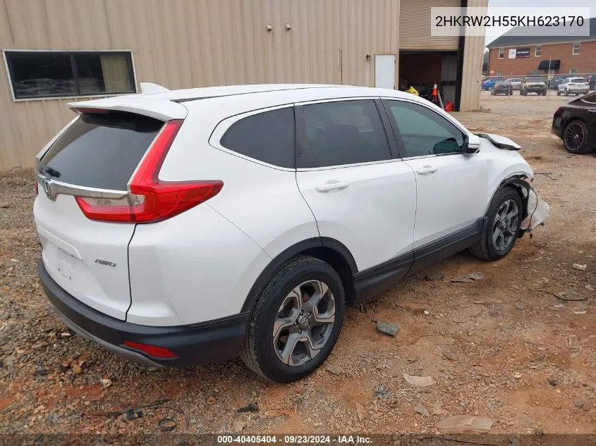 2HKRW2H55KH623170 2019 Honda Cr-V Ex