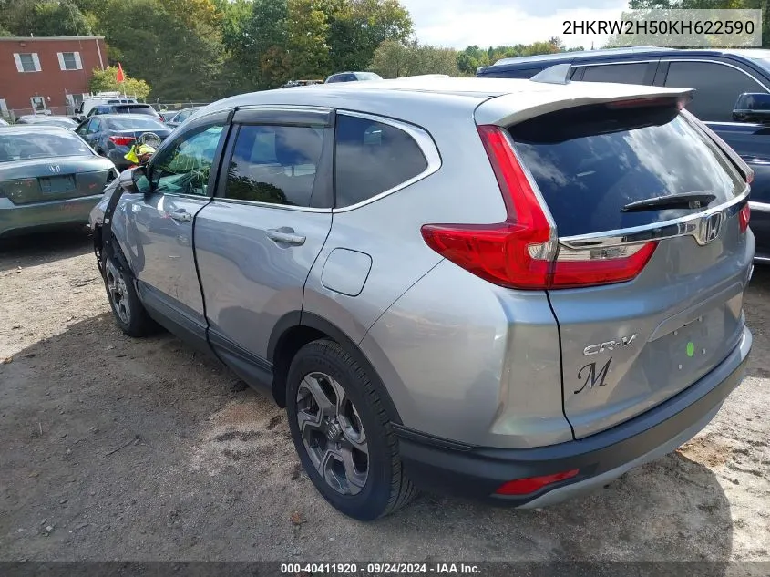 2HKRW2H50KH622590 2019 Honda Cr-V Ex