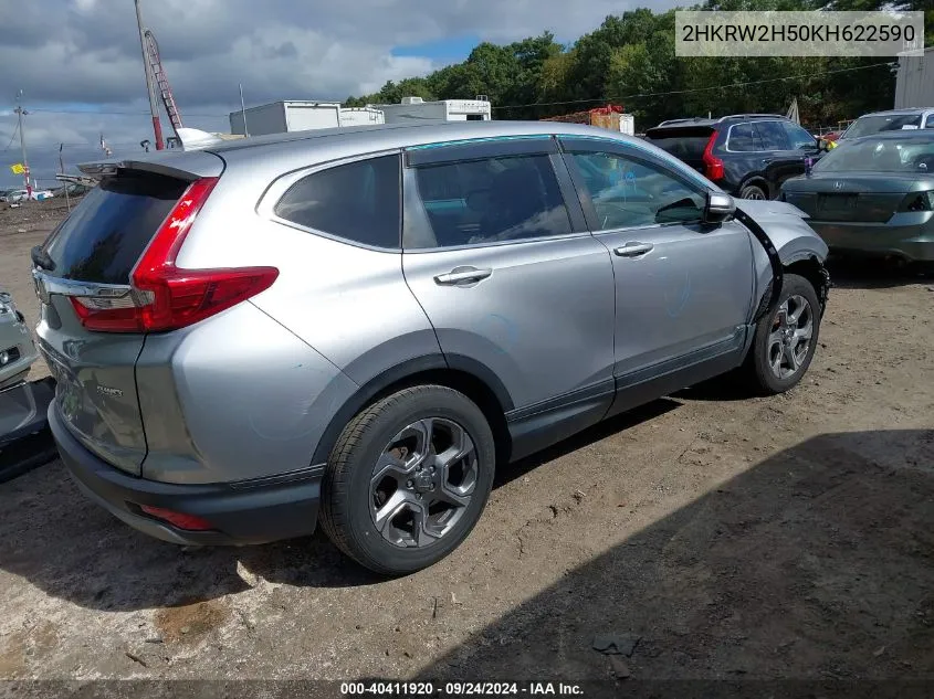 2HKRW2H50KH622590 2019 Honda Cr-V Ex