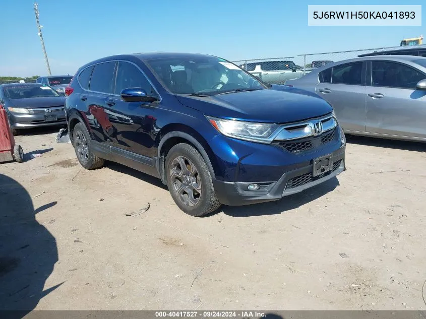 5J6RW1H50KA041893 2019 Honda Cr-V Ex