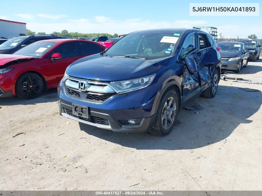 5J6RW1H50KA041893 2019 Honda Cr-V Ex