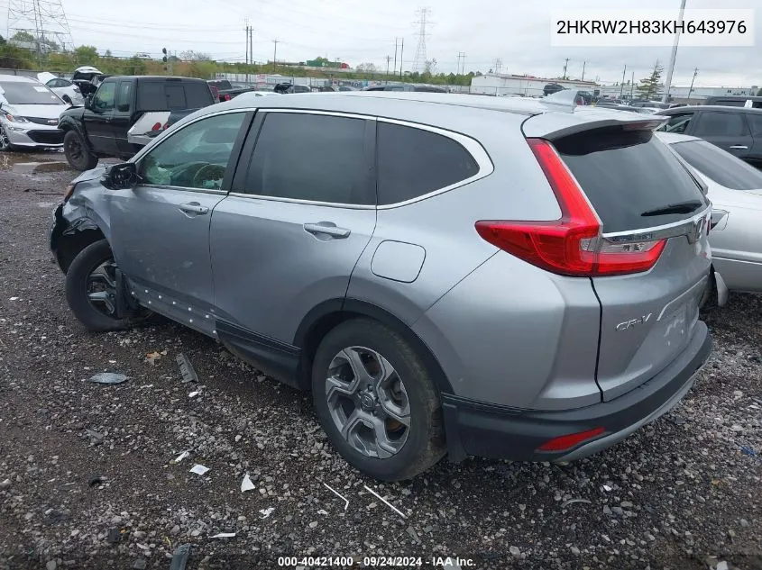 2HKRW2H83KH643976 2019 Honda Cr-V Exl