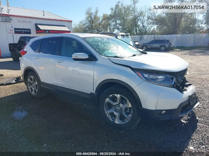 2019 Honda Cr-V Ex VIN: 5J6RW2H56KA017054 Lot: 40425584