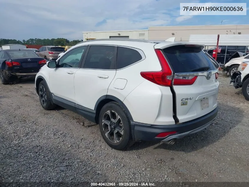 7FARW1H90KE000636 2019 Honda Cr-V Touring