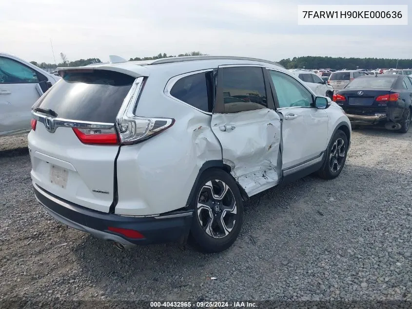 7FARW1H90KE000636 2019 Honda Cr-V Touring