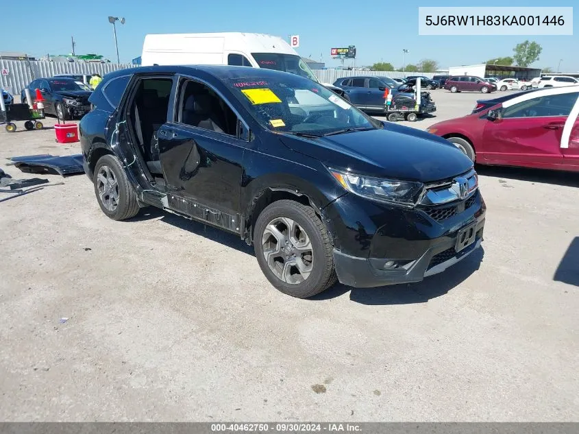 5J6RW1H83KA001446 2019 Honda Cr-V Exl