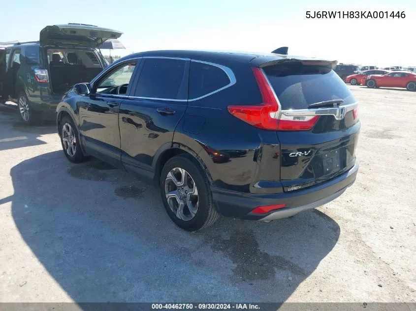 2019 Honda Cr-V Exl VIN: 5J6RW1H83KA001446 Lot: 40462750