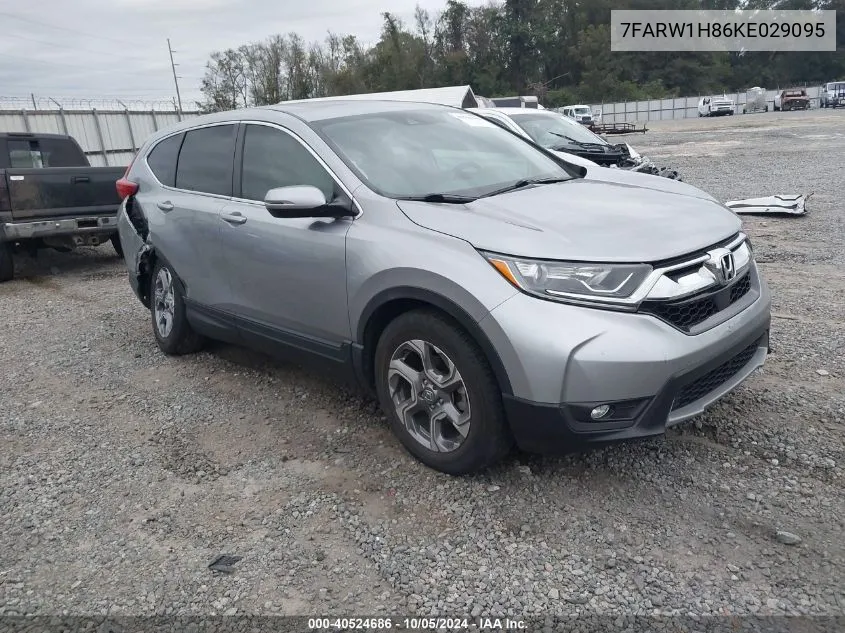 2019 Honda Cr-V Ex-L VIN: 7FARW1H86KE029095 Lot: 40524686