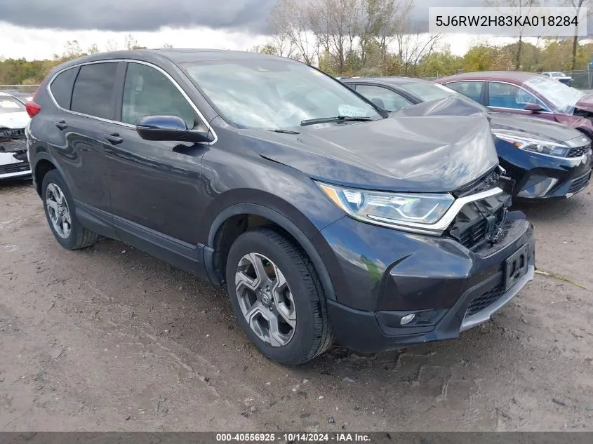 2019 Honda Cr-V Ex-L VIN: 5J6RW2H83KA018284 Lot: 40556925