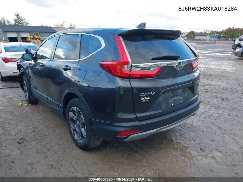 2019 Honda Cr-V Ex-L VIN: 5J6RW2H83KA018284 Lot: 40556925