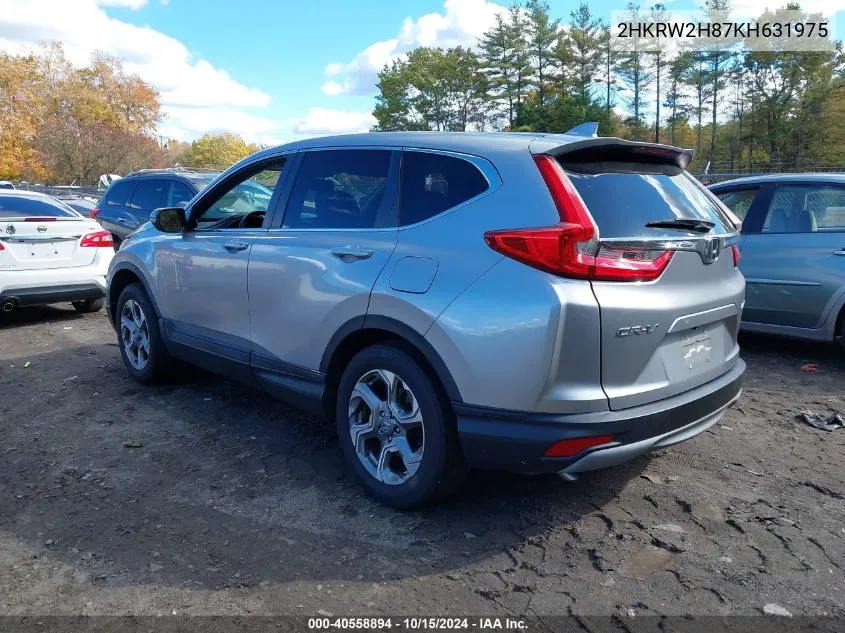 2019 Honda Cr-V Ex-L VIN: 2HKRW2H87KH631975 Lot: 40558894