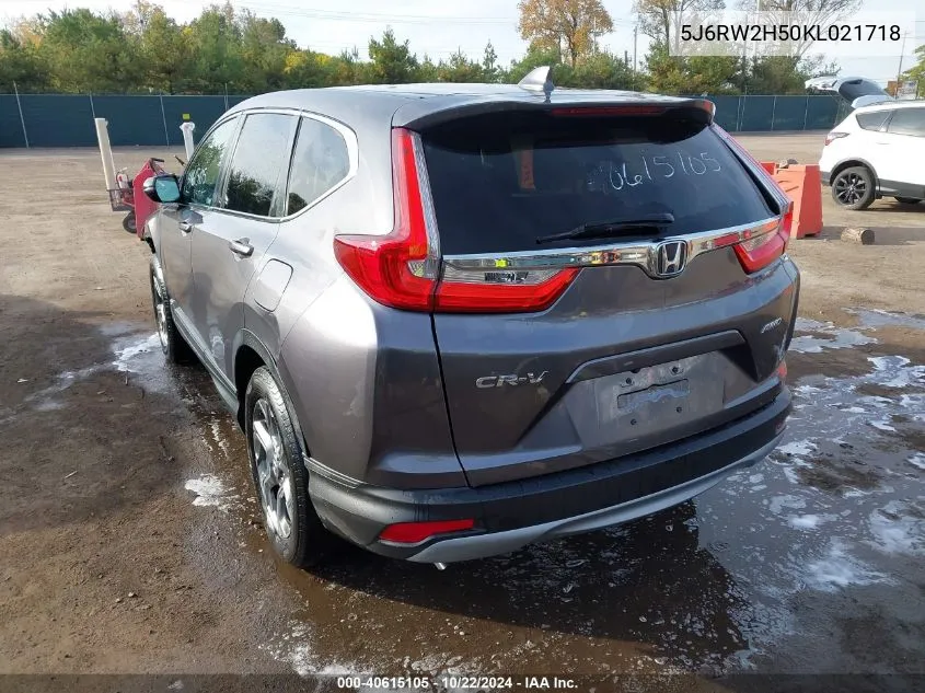 2019 Honda Cr-V Ex VIN: 5J6RW2H50KL021718 Lot: 40615105