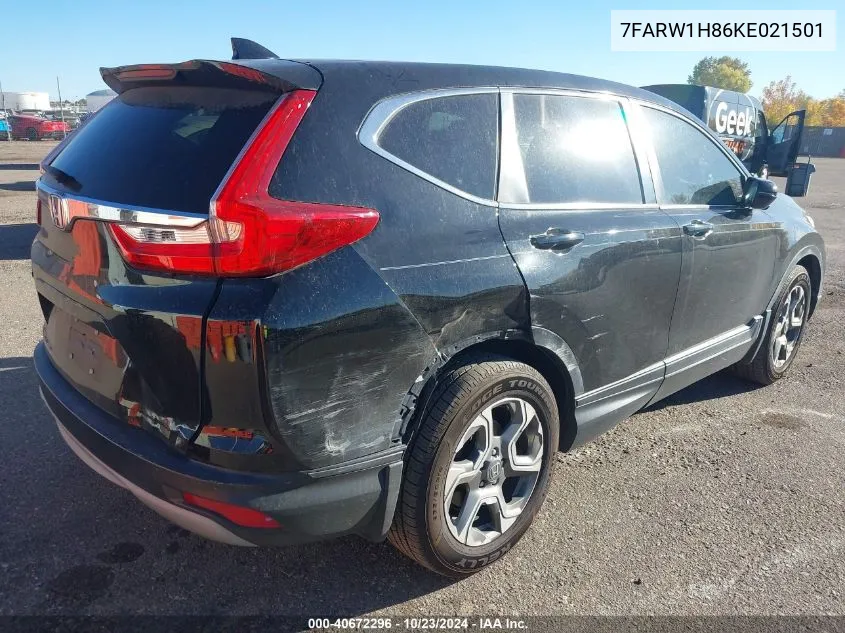 2019 Honda Cr-V Ex-L VIN: 7FARW1H86KE021501 Lot: 40672296