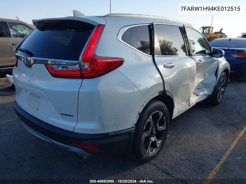 2019 Honda Cr-V Touring VIN: 7FARW1H94KE012515 Lot: 40693995