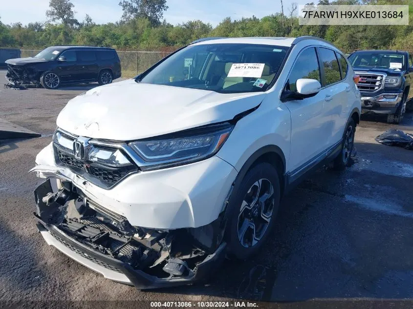 2019 Honda Cr-V Touring VIN: 7FARW1H9XKE013684 Lot: 40713086