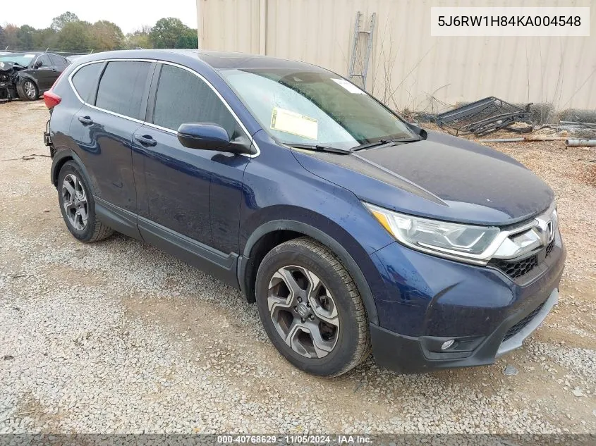 2019 Honda Cr-V Ex-L VIN: 5J6RW1H84KA004548 Lot: 40768629