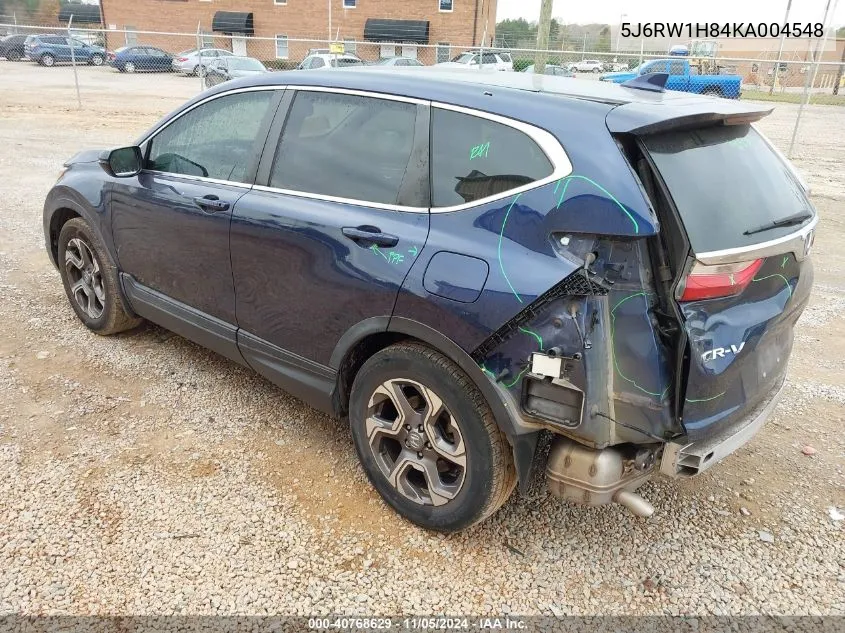 2019 Honda Cr-V Ex-L VIN: 5J6RW1H84KA004548 Lot: 40768629