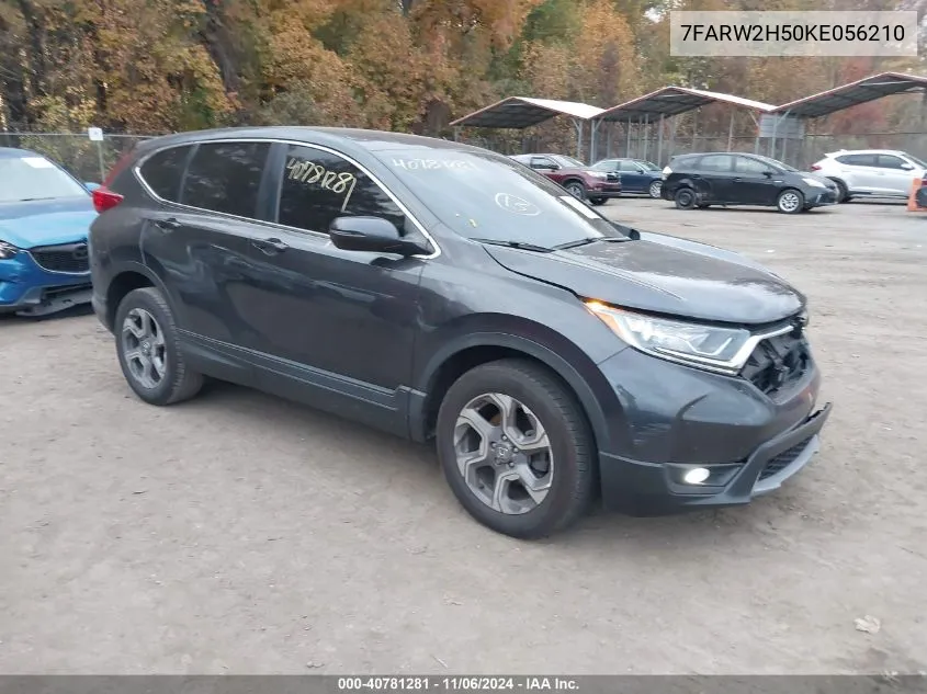 2019 Honda Cr-V Ex VIN: 7FARW2H50KE056210 Lot: 40781281