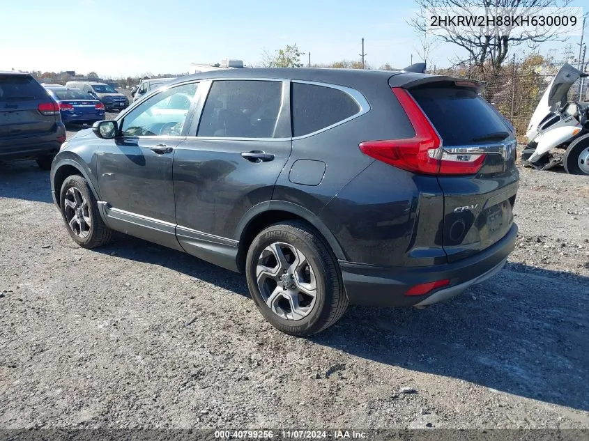 2019 Honda Cr-V Ex-L VIN: 2HKRW2H88KH630009 Lot: 40799256