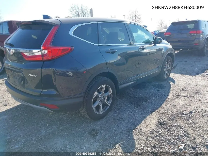 2019 Honda Cr-V Ex-L VIN: 2HKRW2H88KH630009 Lot: 40799256