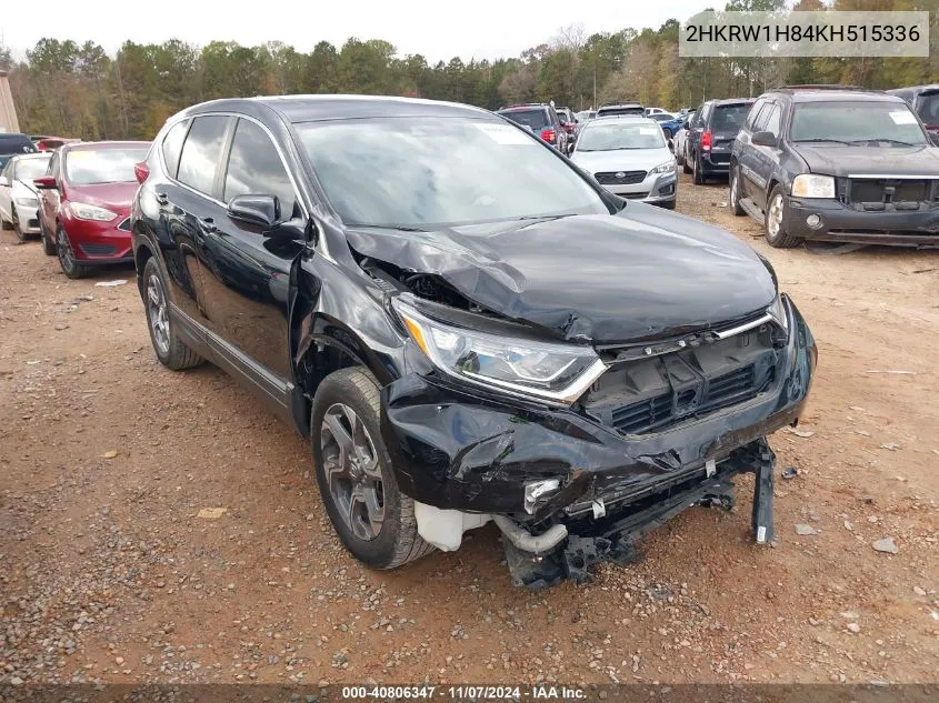 2019 Honda Cr-V Ex-L VIN: 2HKRW1H84KH515336 Lot: 40806347