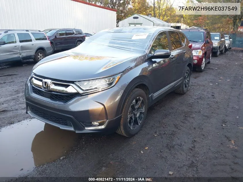 2019 Honda Cr-V Touring VIN: 7FARW2H96KE037549 Lot: 40821472